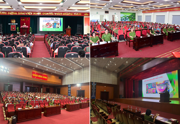 Tuyên truyền phòng, chống ma túy và công tác tố giác, vận động đầu thú đối tượng truy nã tại 2 quận Hồng Bàng và Ngô Quyền (thành phố Hải Phòng)